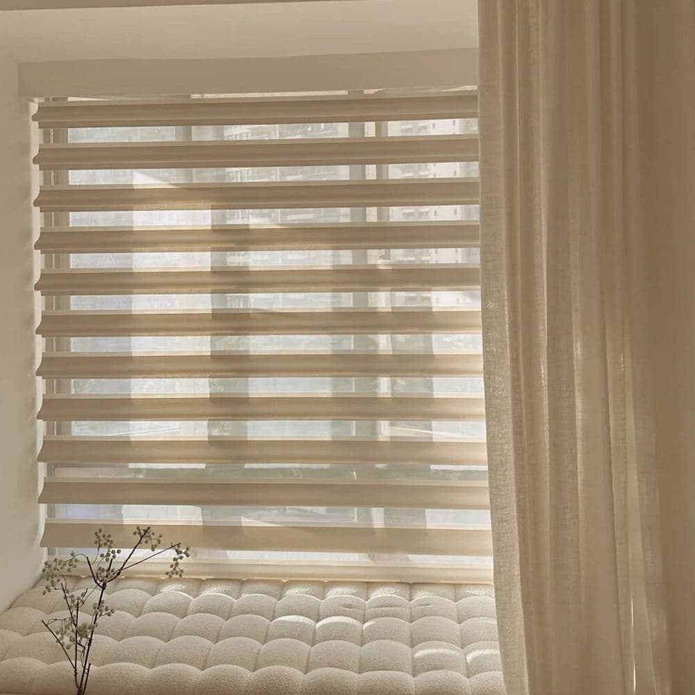 Butterfly Shades - window seat living space