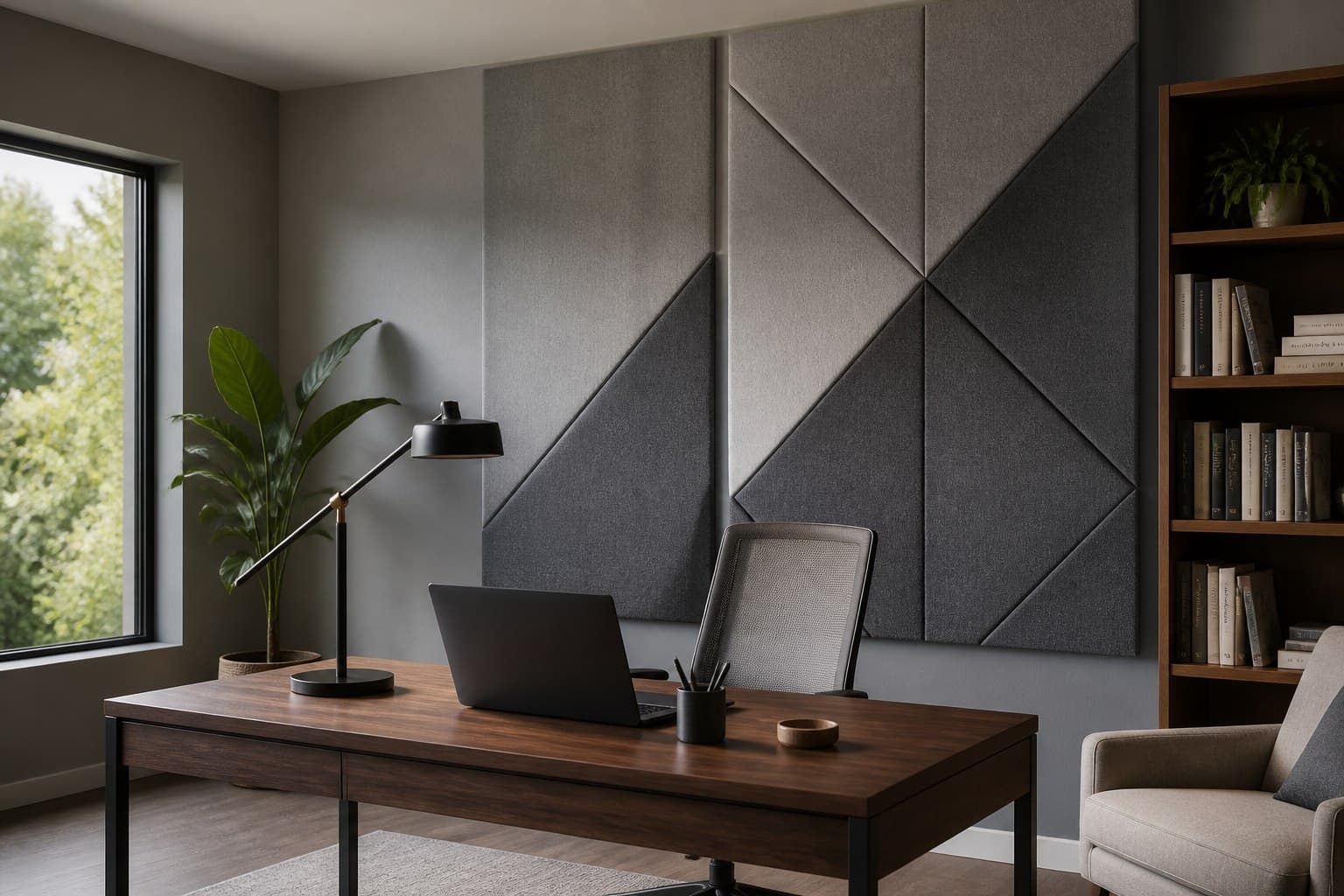 Wall Panels - acoustic panels in room