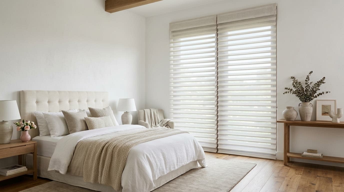 Butterfly Shades - blinds closed