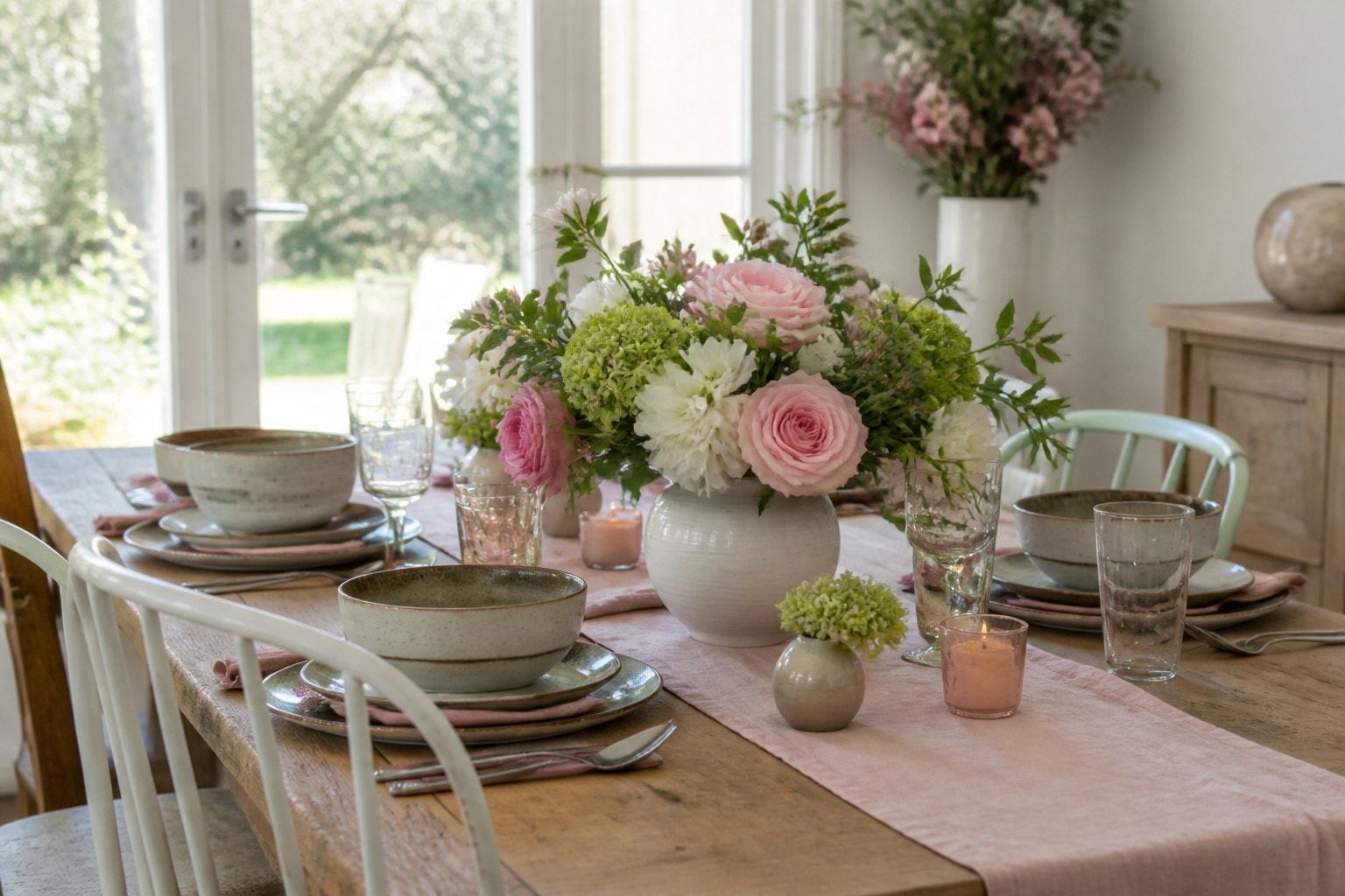 Seasonal Décor in architectural setting